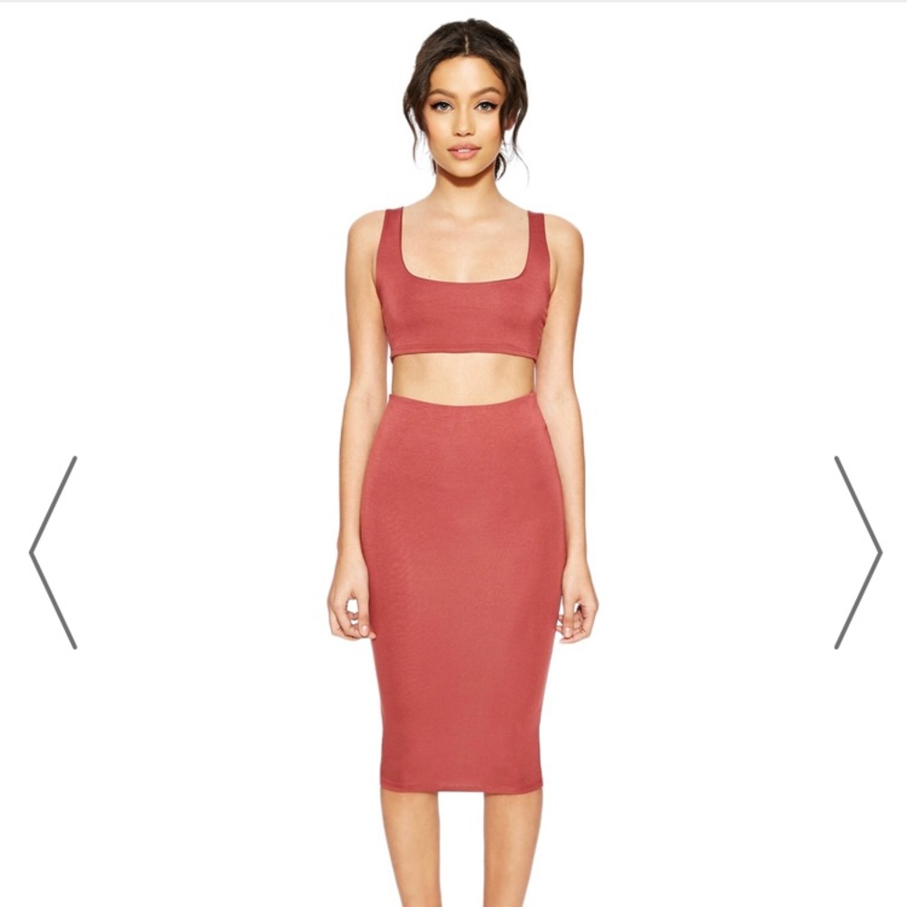 You’ll tank of me skirt set